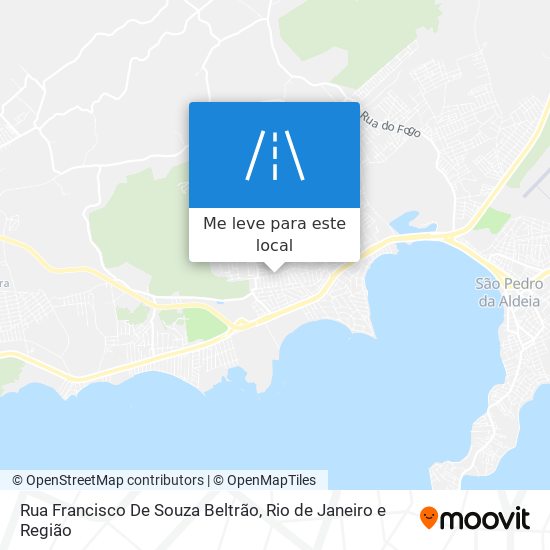 Rua Francisco De Souza Beltrão mapa