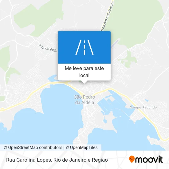 Rua Carolina Lopes mapa
