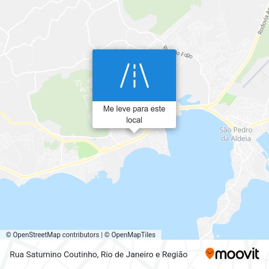 Rua Saturnino Coutinho mapa