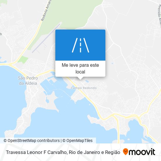 Travessa Leonor F Carvalho mapa