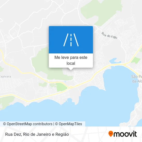 Rua Dez mapa