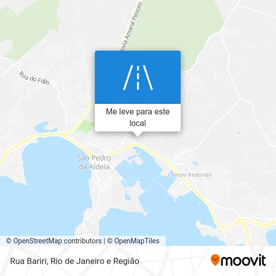 Rua Bariri mapa