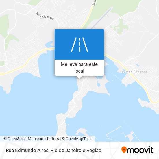 Rua Edmundo Aires mapa