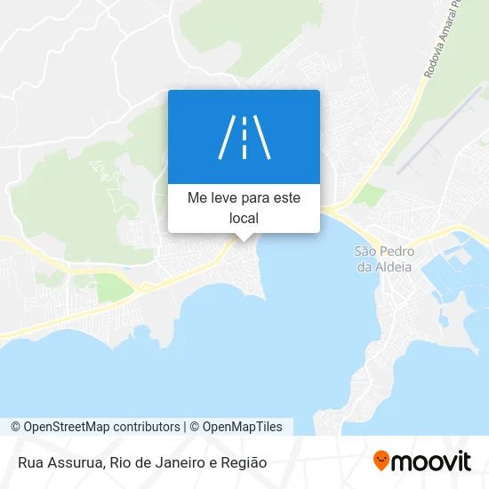Rua Assurua mapa
