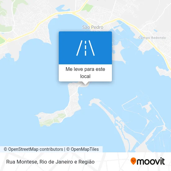 Rua Montese mapa