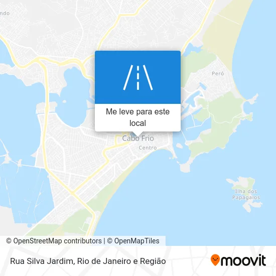 Rua Silva Jardim mapa