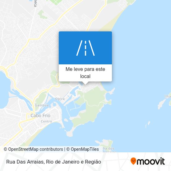 Rua Das Arraias mapa