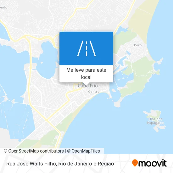 Rua José Walts Filho mapa