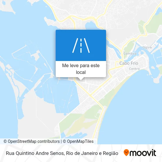 Rua Quintino Andre Senos mapa