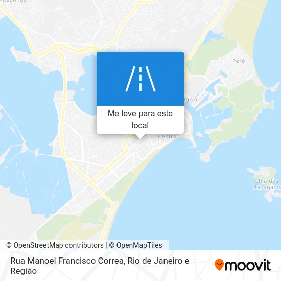 Rua Manoel Francisco Correa mapa