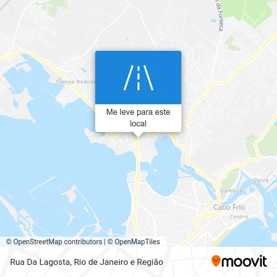 Rua Da Lagosta mapa