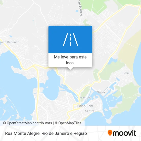 Rua Monte Alegre mapa