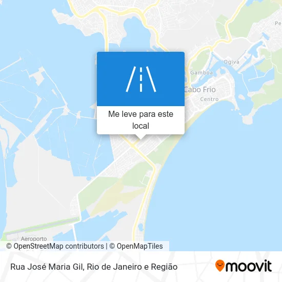 Rua José Maria Gil mapa