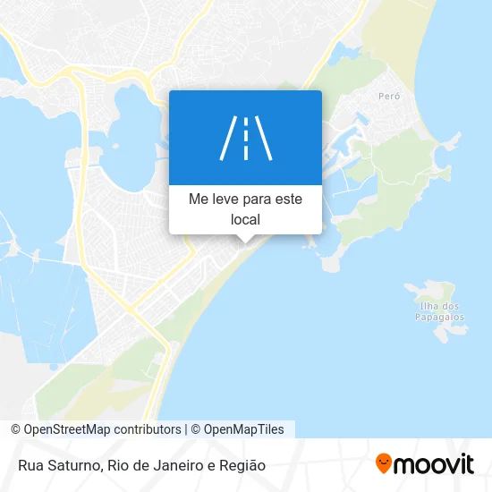 Rua Saturno mapa