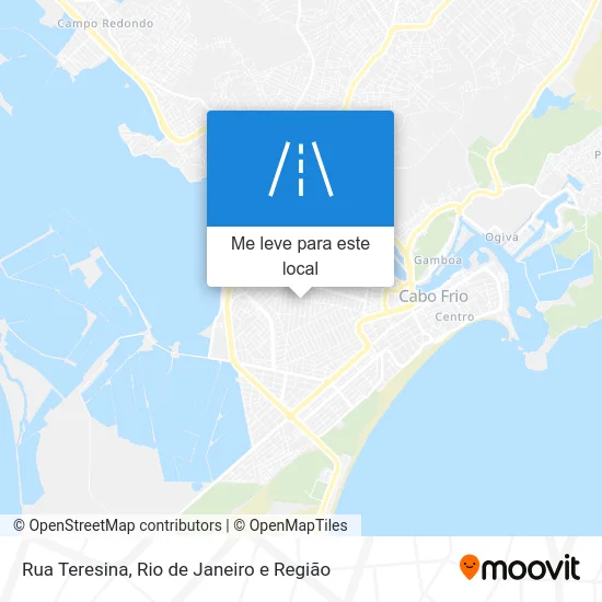 Rua Teresina mapa
