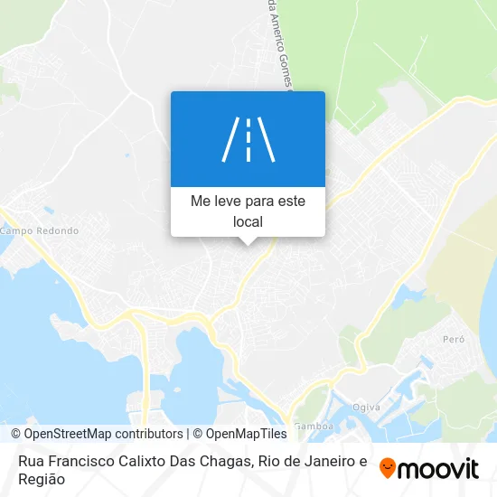 Rua Francisco Calixto Das Chagas mapa