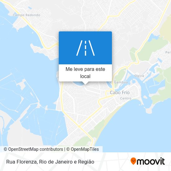 Rua Florenza mapa