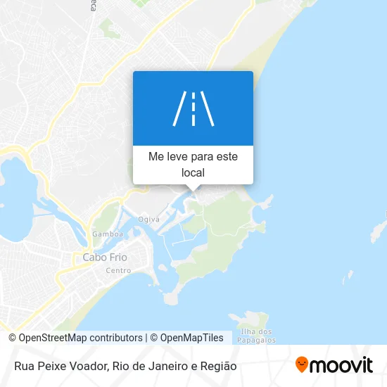 Rua Peixe Voador mapa
