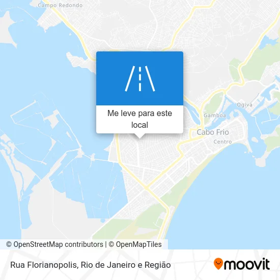 Rua Florianopolis mapa