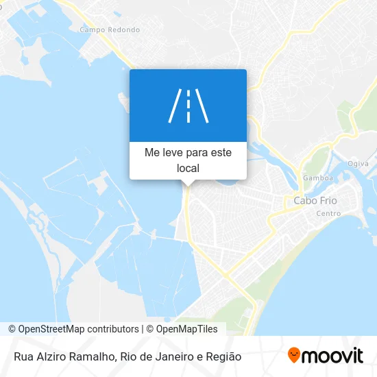 Rua Alziro Ramalho mapa