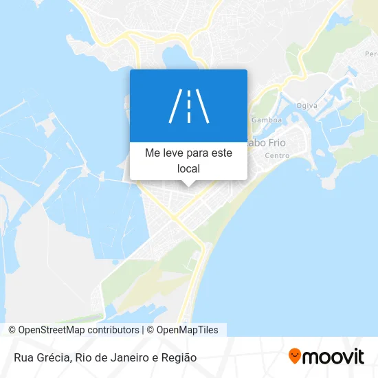 Rua Grécia mapa