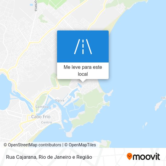 Rua Cajarana mapa