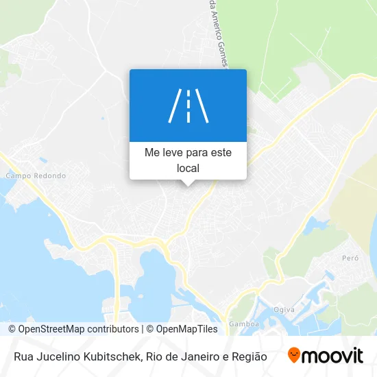 Rua Jucelino Kubitschek mapa