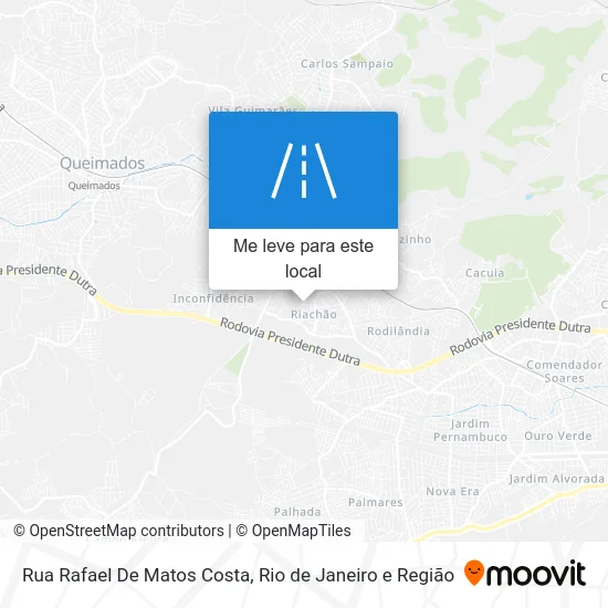 Rua Rafael De Matos Costa mapa