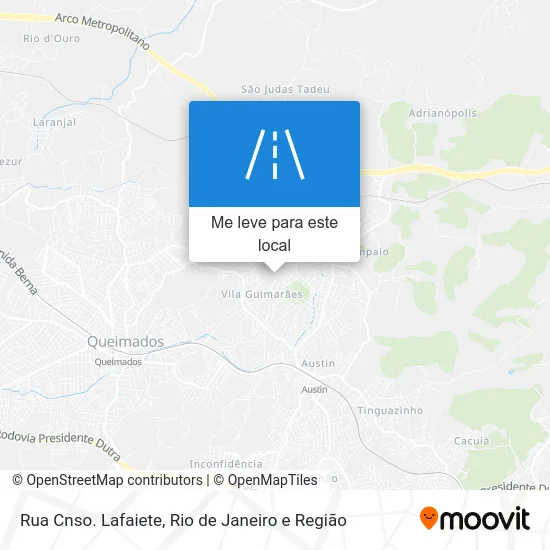 Rua Cnso. Lafaiete mapa