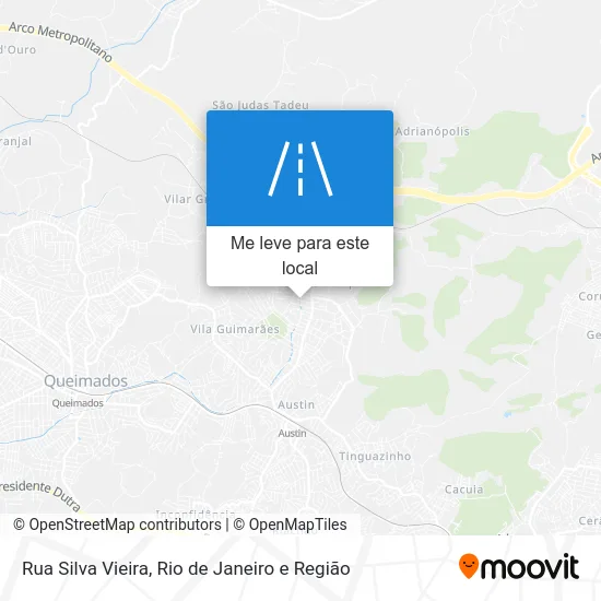 Rua Silva Vieira mapa