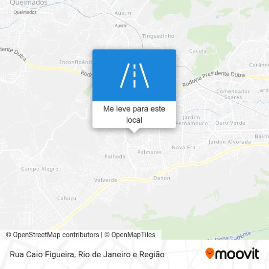 Rua Caio Figueira mapa