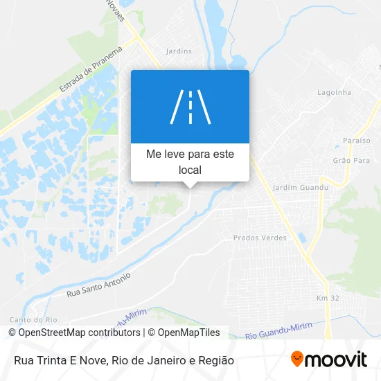 Rua Trinta E Nove mapa