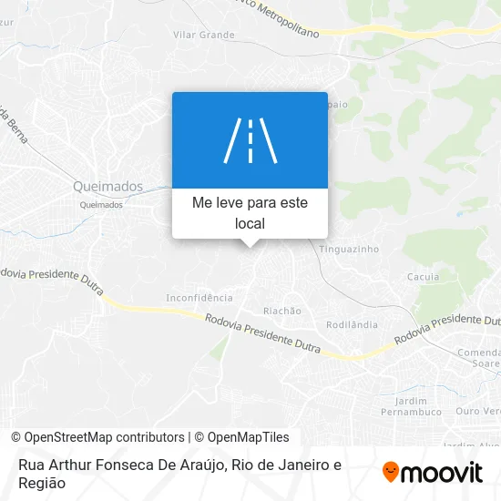 Rua Arthur Fonseca De Araújo mapa