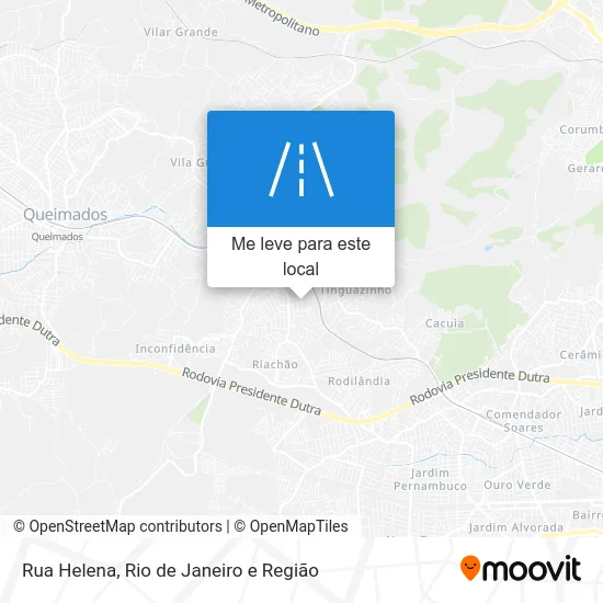 Rua Helena mapa