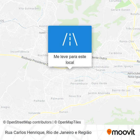 Rua Carlos Henrique mapa