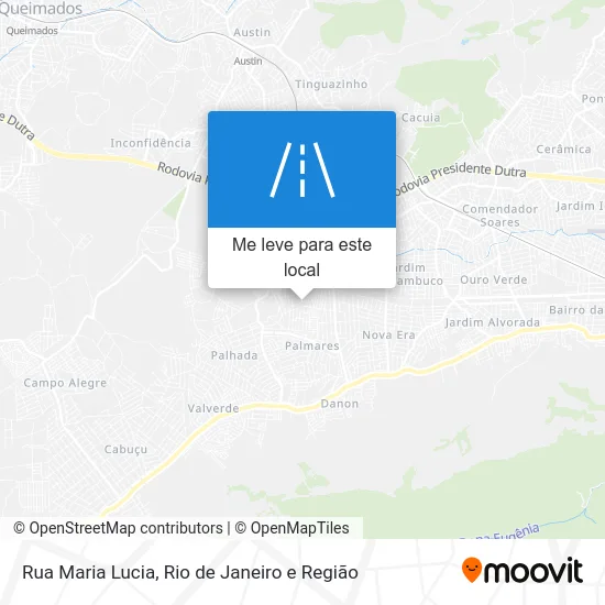 Rua Maria Lucia mapa