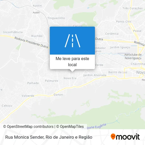 Rua Monica Sender mapa