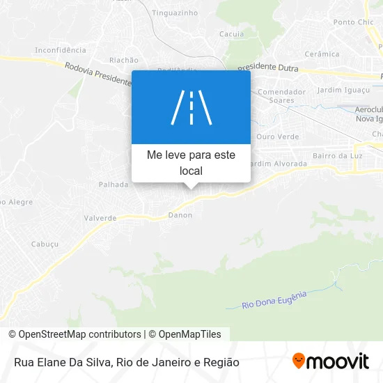 Rua Elane Da Silva mapa