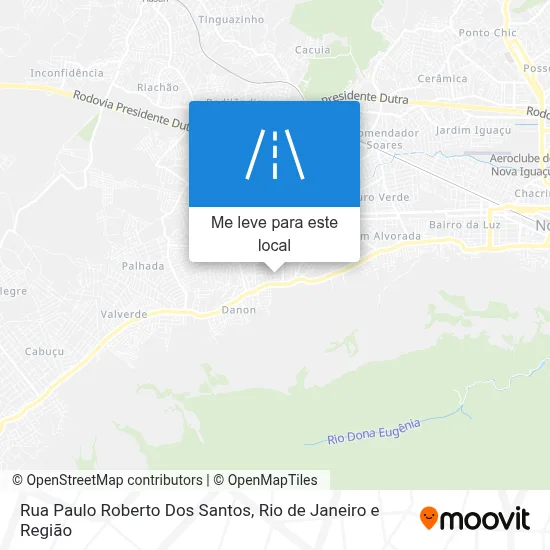 Rua Paulo Roberto Dos Santos mapa