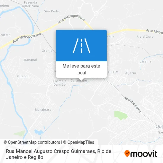 Rua Manoel Augusto Crespo Guimaraes mapa