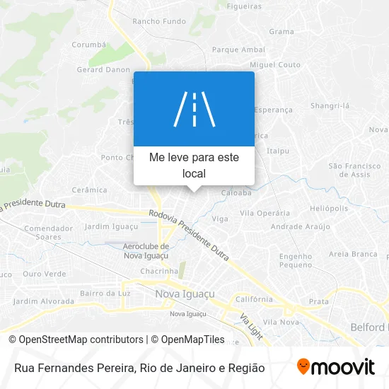 Rua Fernandes Pereira mapa