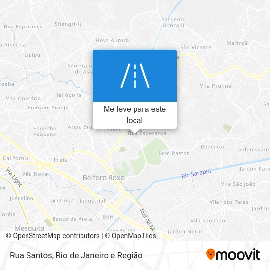 Rua Santos mapa