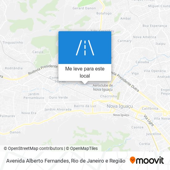 Avenida Alberto Fernandes mapa