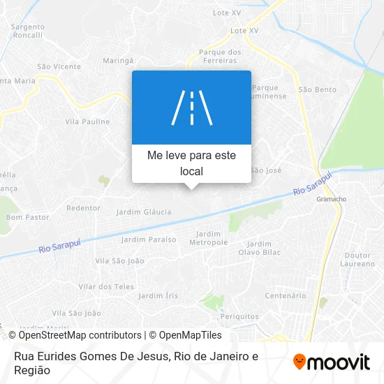 Rua Eurides Gomes De Jesus mapa