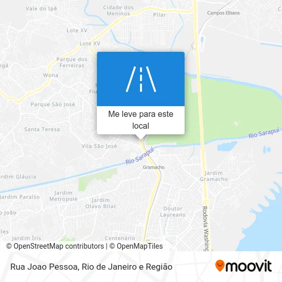 Rua Joao Pessoa mapa