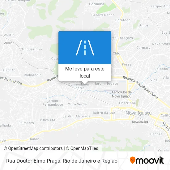 Rua Doutor Elmo Praga mapa