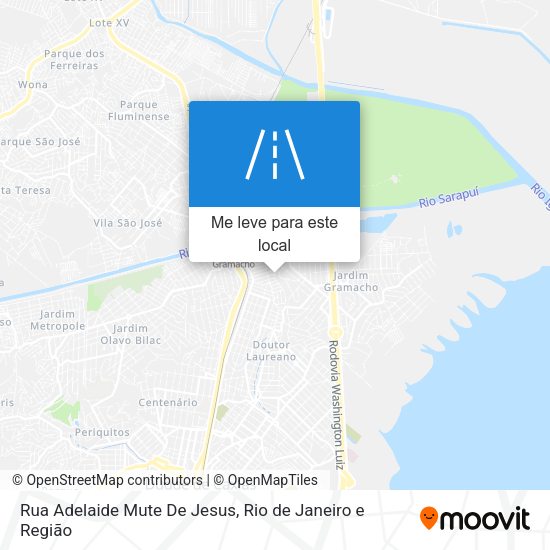 Rua Adelaide Mute De Jesus mapa