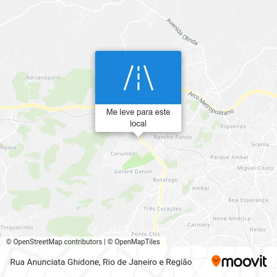 Rua Anunciata Ghidone mapa