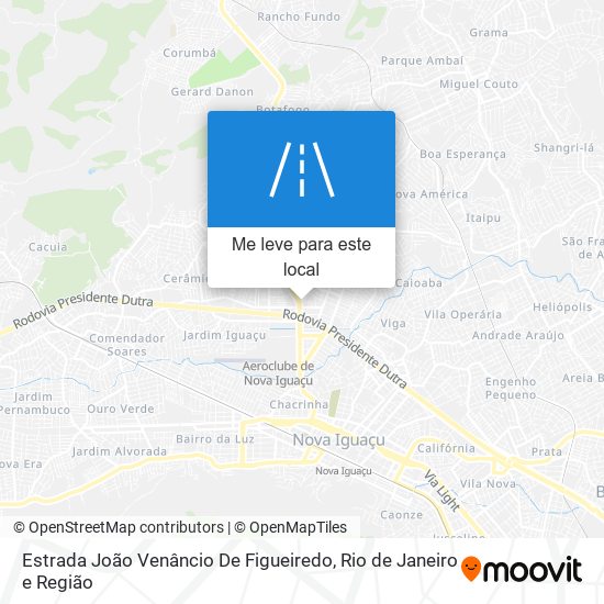 Estrada João Venâncio De Figueiredo mapa