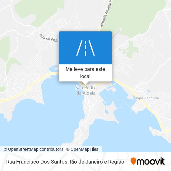 Rua Francisco Dos Santos mapa